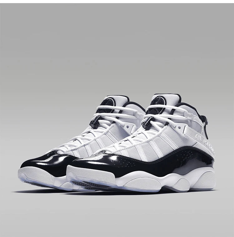 Nike Ufficiali Autentiche JORDAN 6 RINGS Scarpe da basket sportive da uomo con ammortizzazione 322992-104