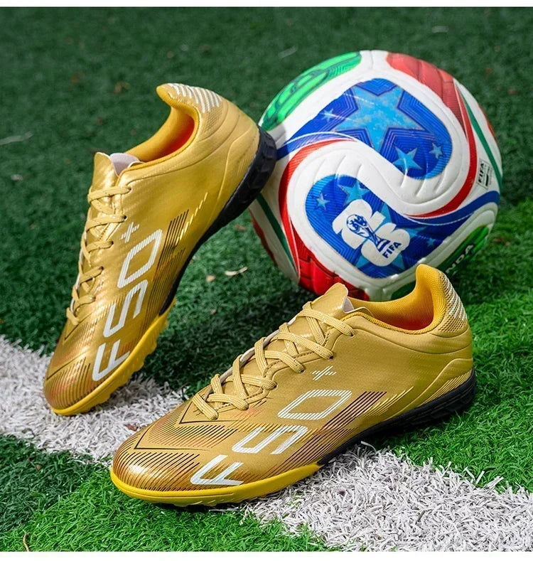 Nouvelles chaussures de football pour hommes, adaptées à la pratique sur gazon, ultralégères, antidérapantes, baskets de sport pour activités de plein air, chaussures de football professionnelles, chaussures d'entraîne