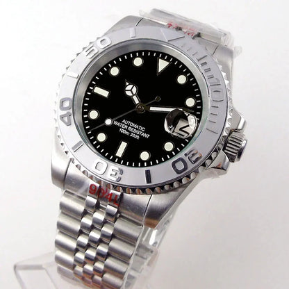 200m wasserdichte Miyota 8215 Automatikuhr für Herren, Taucheruhr, 40mm, mechanisches Uhrwerk, Leuchtanzeige, Jubilee-Armband, Glide-Lock-Schließe