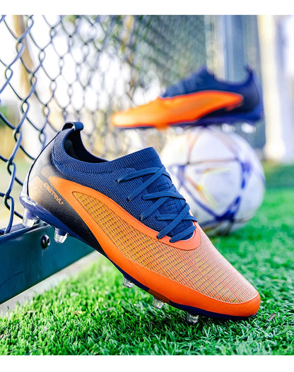 Męskie nowe buty piłkarskie TF – wytrzymałe, oddychające korki treningowe dla dorosłych na boiska typu Society, najwyższej jakości