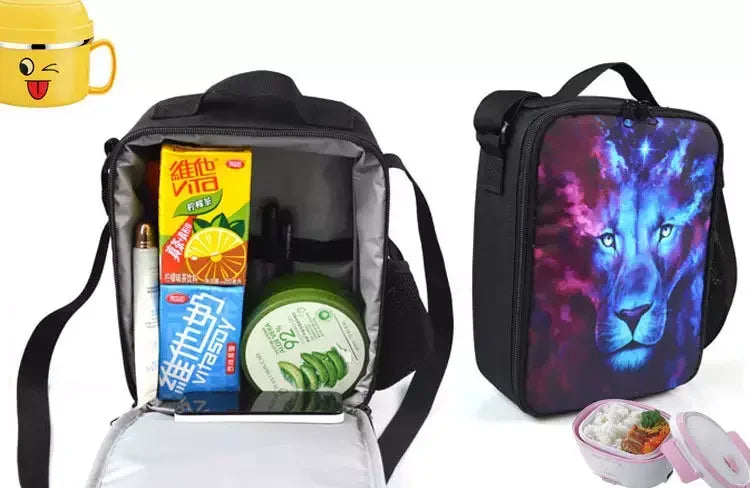Hot Game Child Insulated Large Fortnite Capacity Bag for Boy Girl Student Outdoor Picnic Reusable Thermal Cooler Lunch Box