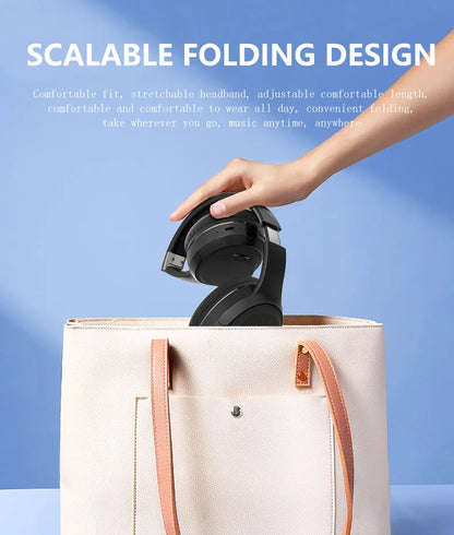 Wireless TV Headphones Bluetooth 5.0 USB Adaptor Stereo Headset Foldable Helmet Earbuds with Mic for Samsung  TV PC Music