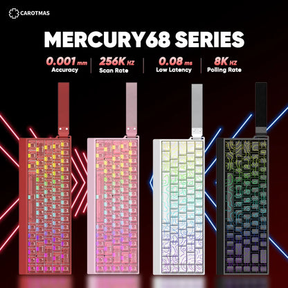 IROK Carotmas Mercury68 Mercury 68 Mercury68 Pro Mercury68 Max RT 0.001mm 8K kabelgebundene magnetische mechanische Gaming-Tastatur