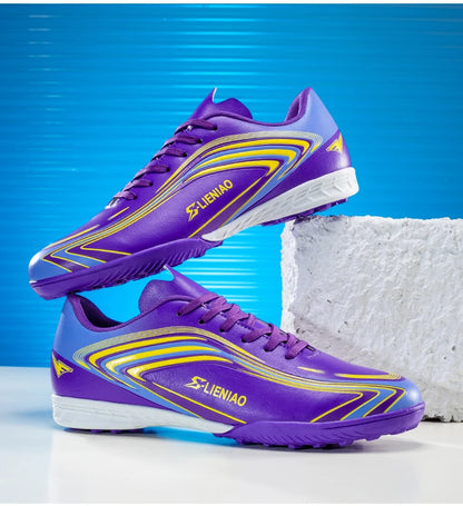 Nouvelles chaussures de football pour hommes, crampons de terrain antidérapants, chaussures de football pour l'entraînement, baskets de haute qualité, futsal, intérieur, vente chaude, extérieur