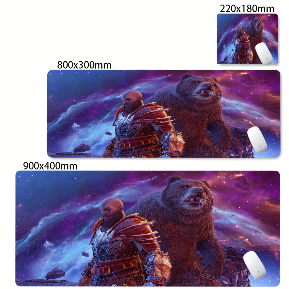 XXL egérpad God of War íróasztali szőnyeg PC-s játék kiegészítők billentyűzet számítógépes egérpad játékosok számára nagy szekrény irodai asztal szőnyeg