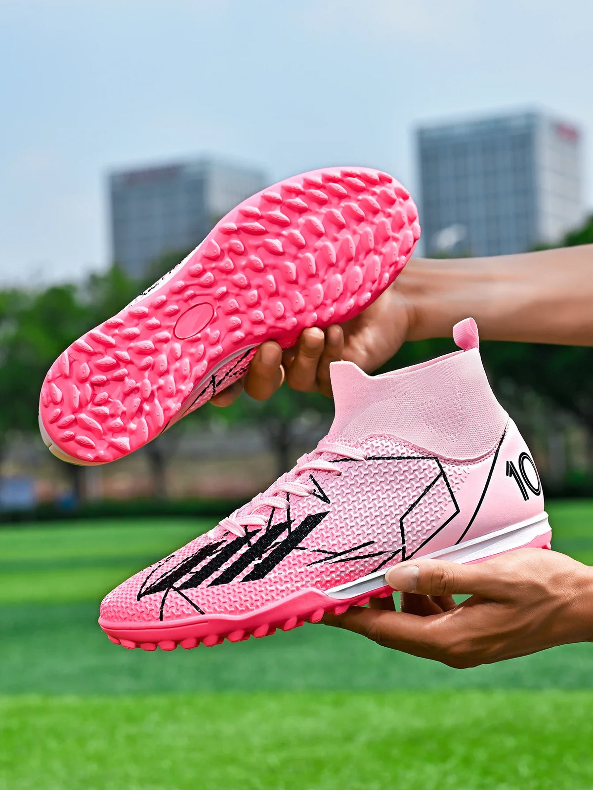 Chaussures de football professionnelles pour hommes, originales, résistantes, décontractées, ultralégères, antidérapantes, pour terrain de football