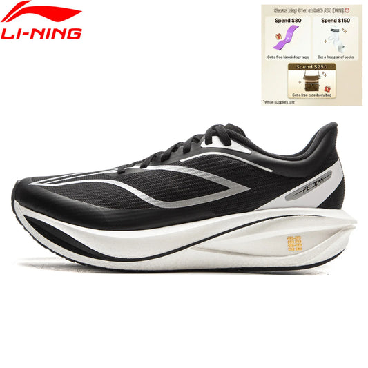 Li-Ning Men's FEIDIAN 5 CHALLENGER Racing Running Shoes SUPER BOOM Cushion CARBON-FIBER PLATE LiNing Sneaker ARMV001 ARMW003