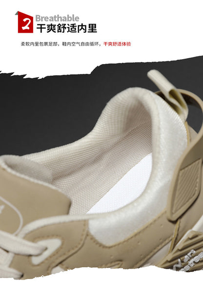 Pantofi sport noi de toamnă pentru bărbați, pantofi confortabili cu platformă pentru bărbați, tendință 2023, pantofi vulcanizați cu șireturi, sneakers casual albi, zapatillas