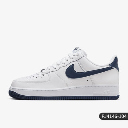 Nike officielle autentiske Air Force 1 07 afslappede slidstærke skateboard-sko til mænd FJ4146-104