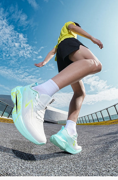 Zapatillas de running para hombre «Marathon Men», deportivas, especializadas, transpirables, ligeras, deportivas para mujer, antideslizantes, con suela de carbono, cómodas.