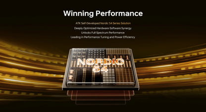 ATK Blazing Sky X1 V2 Ultimate Dual Mode trådløs mus, letvægtsdesign, PAW3950 Ultra, Dual 8K HZ, lav latenstid, tilpasset ergonomisk mus