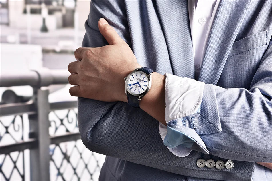 PAGANI DESIGN Luxury Business 40 mm-es férfi mechanikus karóra, csúcsminőségű zafírüveges férfi automata karóra, 100 m-es vízállóság