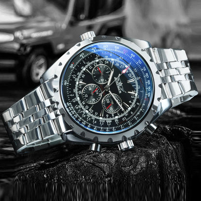 JARAGAR 212 Men’s Automatic Mechanical Watch – Fashion, Business, Luxury, Week Calendar – Men’s Watch – Premium Gift – Reloj Hombre