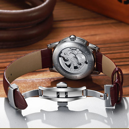 Men’s Fashion Sport Tourbillon Watch – Automatic, Mechanical, Water-resistant – Luxury wristwatch from a premium brand