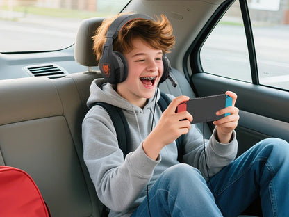 Casque de jeu NUBWO U3 avec microphone, casque filaire supra-auriculaire avec fonction de mise en sourdine et contrôle du volume pour PS5, PS4, PC, Mac, Switch et Xbox One.