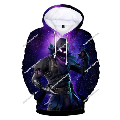 Sudaderas con capucha para niños y niñas Fortnite, sudadera infantil 3D, Battle Royale, sudaderas para hombre, moda de otoño, ropa infantil