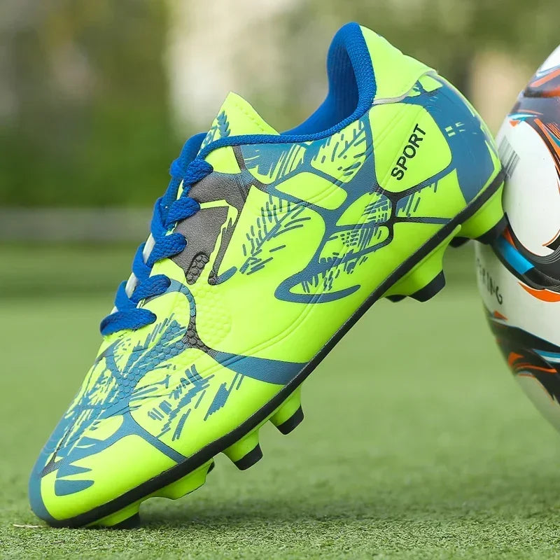 New Men's Kids Soccer Shoes Non-Slip Grass Football Boots Boys Cleats Adult Professional Ultralight Training Shoes Drop Shipping