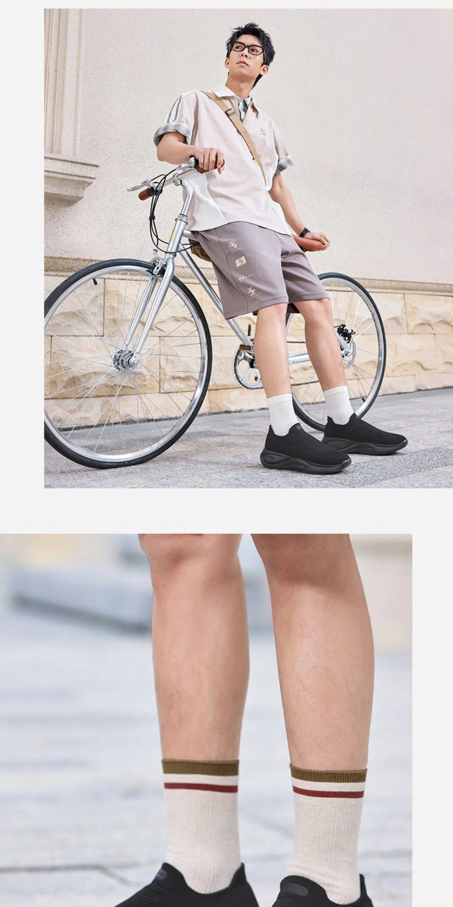 Xtep Anti-Slip Lightweight Soft Mid sole Rebound For Male Breathable Comfortable Casual Shoes 874219320013