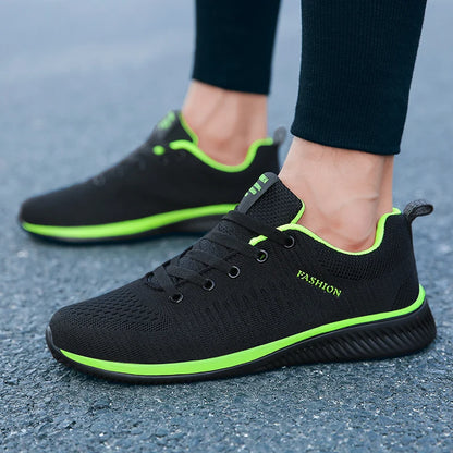 Strick-Laufschuhe für Herren und Damen, lässige Sneaker, atmungsaktive Sportschuhe für Lauftraining, Fitnessstudio und Outdoor, leicht, Größe 38-47