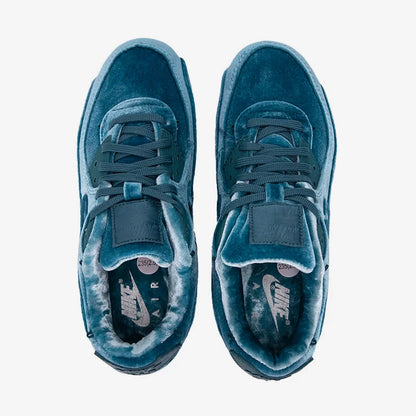 Oryginalne damskie buty sportowe Nike Air Max 90 Blue Velvet z poduszką powietrzną DO2194-001