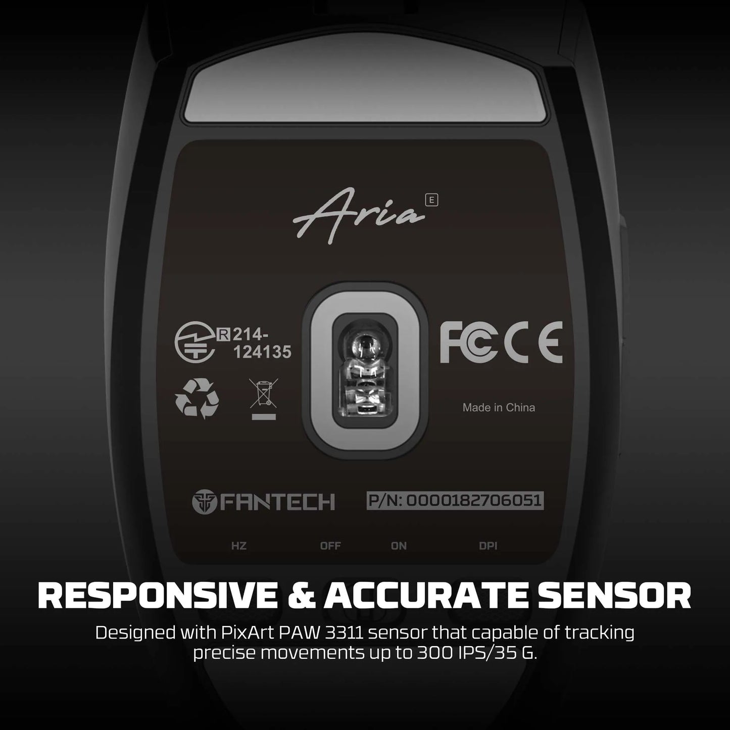 FANTECH Aria XD7E 2.4G Wireless Gaming Mouse PixArt 3311 1000Hz 59g Lightweight Gamer Mice For PC Laptop