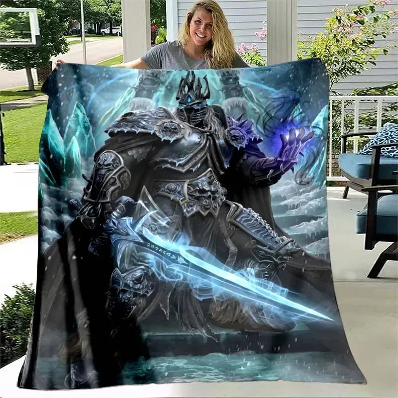 3D World of Warcraft pattern printed blanket bedroom living room home decor picnic blanket child room bed blankets birthday gift