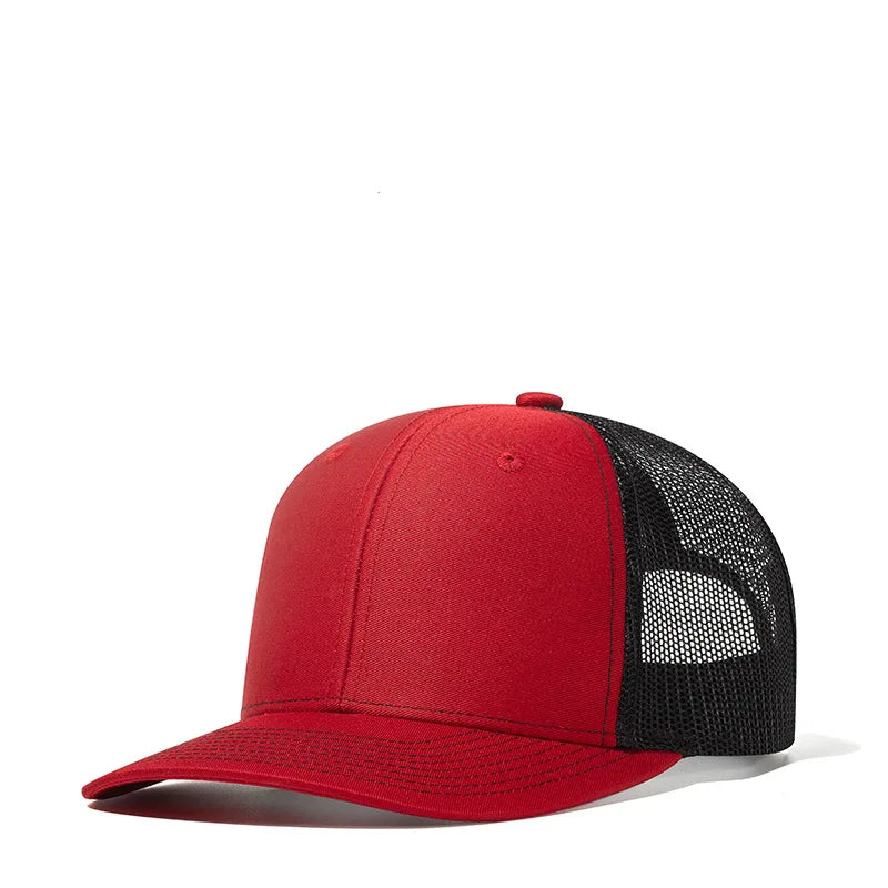 Czapki z daszkiem typu „trucker” w 38 kolorach, na świeżym powietrzu, z zatrzaskiem, czapki typu „dad hat”, hip-hopowe, męskie, damskie, regulowane, dla chłopców i dziewcząt, czapki baseballowe