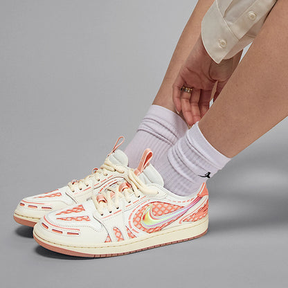 Ténis desportivos casuais almofadados Nike Genuine JORDAN para mulher, estilo clássico e moderno, HQ2186-180