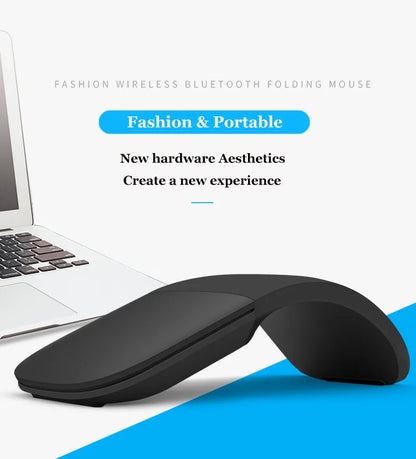 Bluetooth Arc Touch Mouse For Microsoft Surface Wireless Ergonomic Mause Computer 3D Silent Laser Mice For Laptop PC Windows