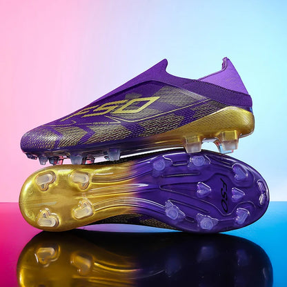 Nouvelles chaussures de football pour hommes, de haute qualité, antidérapantes, légères, très vendues, crampons d'entraînement pour terrain en herbe, mi-hautes, pour les matchs en extérieur, chaussures de sport.