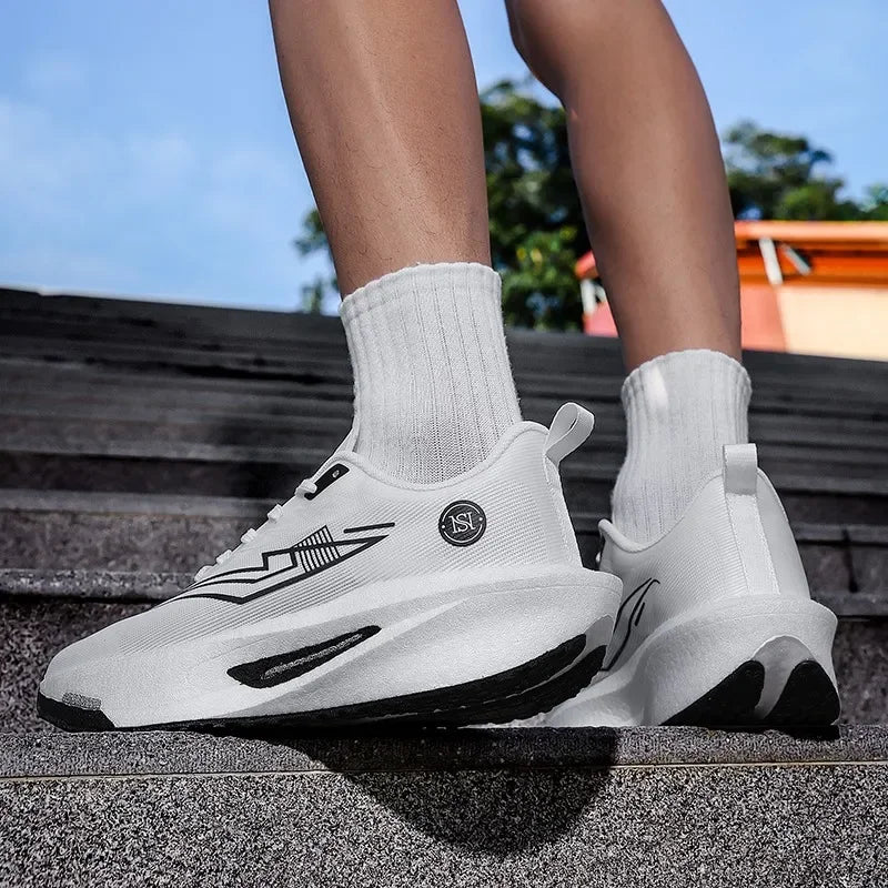 Scarpe da running da uomo di alta qualità, professionali per l’allenamento, leggere, resistenti all’usura, sportive, basse e casual