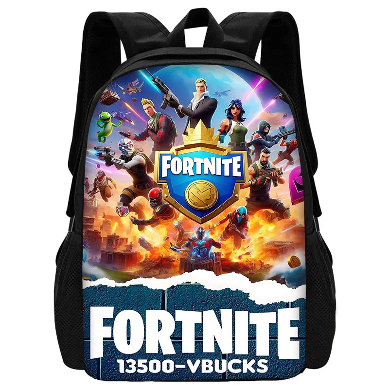 Stylové dětské batohy FortniteS pro kluky i holky, studentský dárek k narozeninám, unisex školní tašky a odolný kempingový batoh