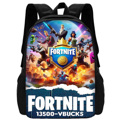 Stylové dětské batohy FortniteS pro kluky i holky, studentský dárek k narozeninám, unisex školní tašky a odolný kempingový batoh
