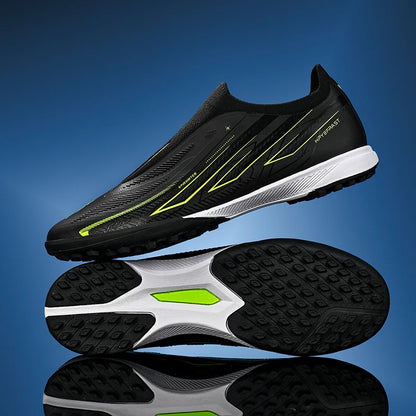Chaussures de football professionnelles pour hommes, crampons longs AG, bottes de football antidérapantes et résistantes à l'usure, pour terrain en gazon naturel, compétition pour adultes.