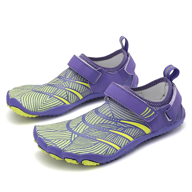 36-48# Gym Footwear Unisex Seaside Aqua Shoes Couples Vacation Beach Game Wading Shoes Men’s Squat Fitness Shoes Women’s Yoga Shoes
