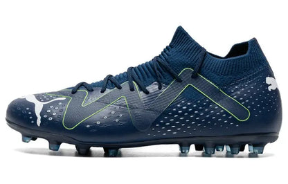 Chaussures de football Puma Future Match, bout rond, confortables, MG (crampons courts en caoutchouc), amortissantes, durables, respirantes, 107373-03
