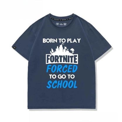 Nowa kreatywna koszulka Fortnite z krótkim rękawem, efektownym nadrukiem cartoon, oddychająca i pochłaniająca pot, dla kobiet i mężczyzn