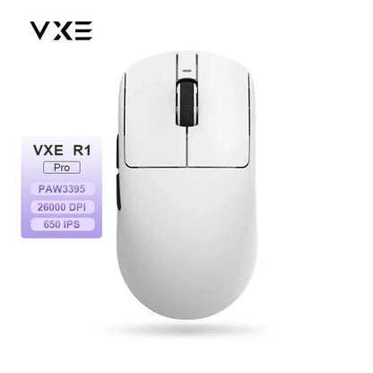 Bezdrátová herní myš ATK VXE Dragonfly R1 Pro MAX PAW3395 R1 SE Plus, přizpůsobitelná esports FPS myš, dobíjecí a lehká