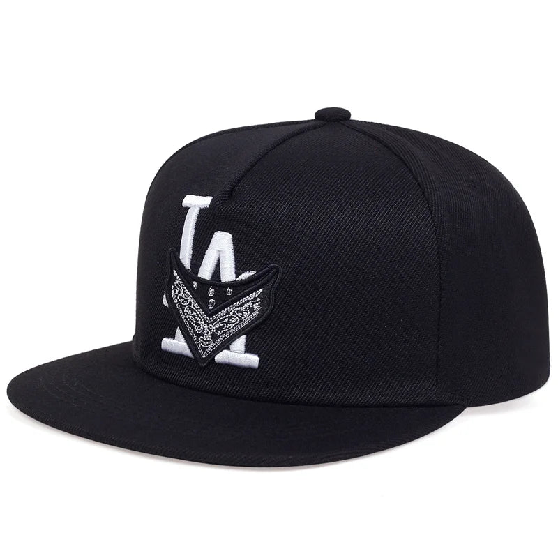 Unisex Los Angeles Embroidery Hip-hop Hats Spring Autumn Outdoor Adjustable Casual Baseball Caps Trucker Caps Sunscreen Hat