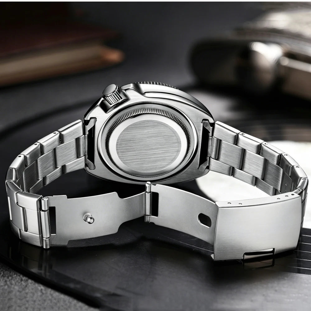 QINGXIYA Új luxus katonai férfi karóra Vízálló férfi karóra Rozsdamentes acél kvarc férfi karórák Reloj+doboz Relogio Masculino