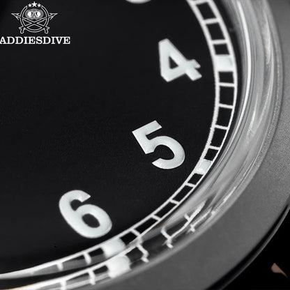 ADDIESDIVE luxus kvarc karóra férfiaknak, új, 36 mm-es, AR-bevonatú buboréküveggel, AD2079, világító, 100 m-es vízállóság, rozsdamentes acél, férfi ajándék