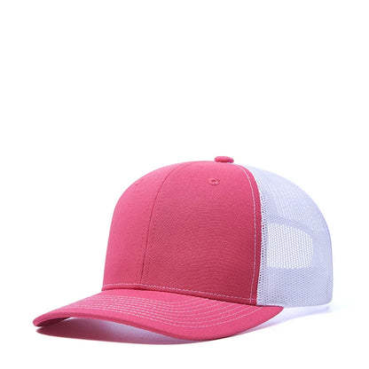 Czapki z daszkiem typu „trucker” w 38 kolorach, na świeżym powietrzu, z zatrzaskiem, czapki typu „dad hat”, hip-hopowe, męskie, damskie, regulowane, dla chłopców i dziewcząt, czapki baseballowe