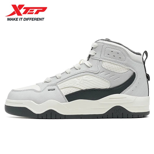 Xtep Cutton Shoes For Men Street Style Shock Absorption Soft Strong Wrapping Rebound Leisure Outdoor Sneakers 875319370003