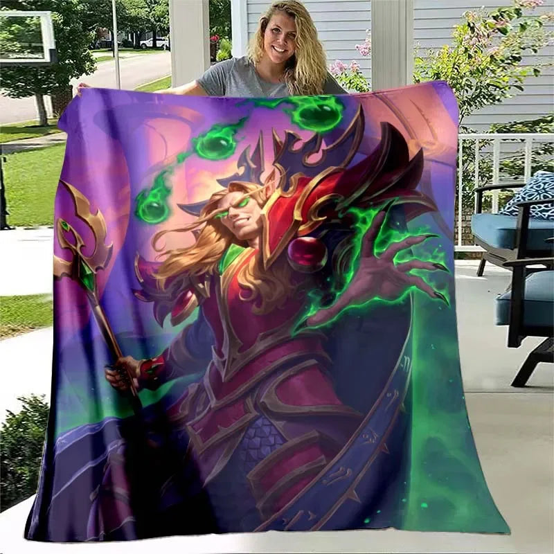 3D World of Warcraft pattern printed blanket bedroom living room home decor picnic blanket child room bed blankets birthday gift