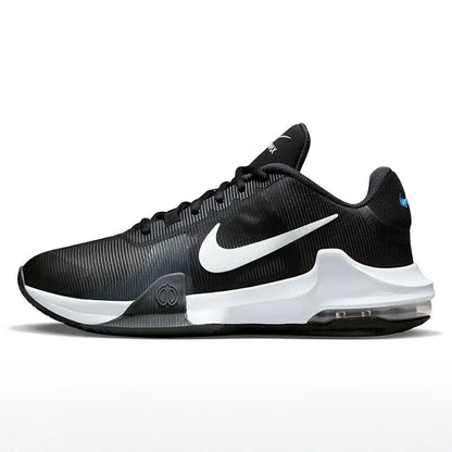 „Nike Air Max Impact 4“ žemi krepšinio bateliai: kasdieniai, universalūs, neslystantys, patvarūs, su amortizacija DM1124-402