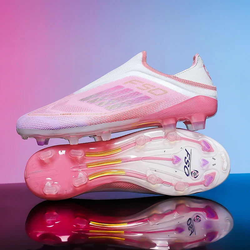 Chaussures de football pour hommes, crampons d'entraînement, chaussures de soccer FG ultralégères et respirantes, livraison directe, crampons longs pour matchs sportifs, baskets d'intérieur