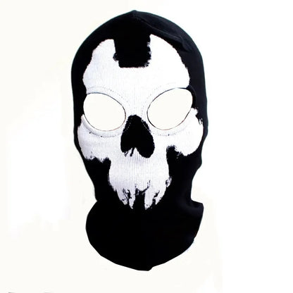 Unisex Ghost Print Skull Motorcycle Face Mask War Game Call Of Duty MWII 2022 COD Ghost Simon Riley Balaclava Mask For Adult
