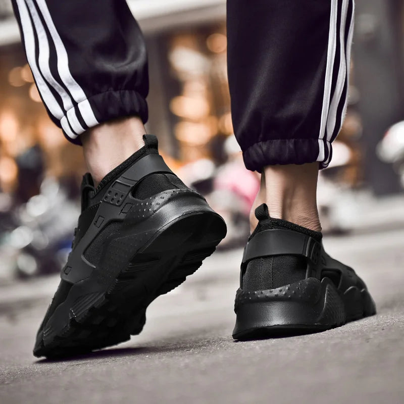 Ανδρικά Sneakers Μόδας, Ελαφριά, Άνετα και Διαπνέοντα Αθλητικά Παπούτσια για Άνδρες, Παπούτσια Πεζοπορίας Καλοκαιρινά από Δίχτυ, Επίπεδα Κόκκινα Παπούτσια Τένις