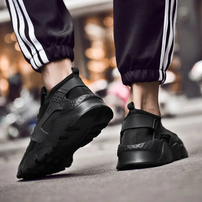 Ανδρικά Sneakers Μόδας, Ελαφριά, Άνετα και Διαπνέοντα Αθλητικά Παπούτσια για Άνδρες, Παπούτσια Πεζοπορίας Καλοκαιρινά από Δίχτυ, Επίπεδα Κόκκινα Παπούτσια Τένις