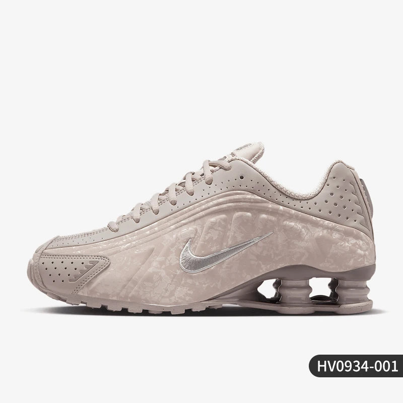 Originalūs Nike Shox R4 moteriški amortizuojantys žemaauliai bėgimo bateliai HV0934-001
